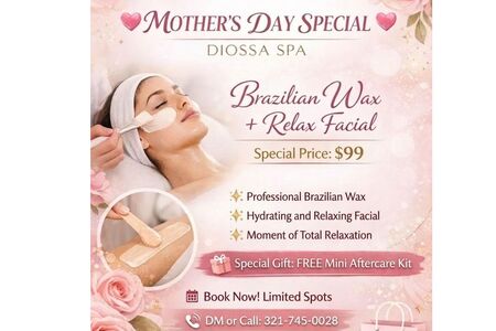 woman getting a facial